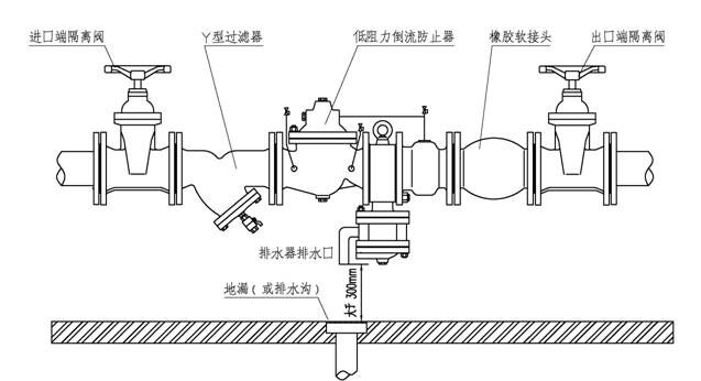 进口低助力倒流防止器(图1)